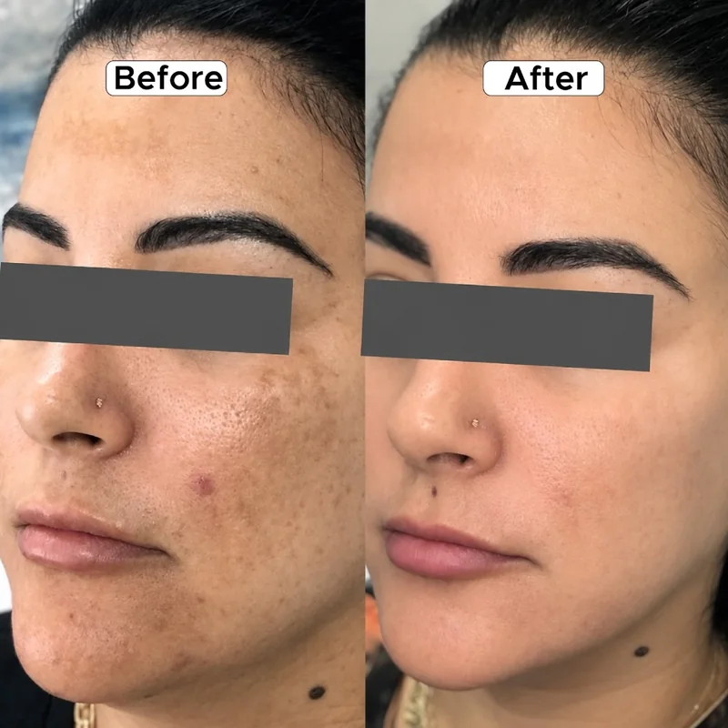 Chemical Peel Before & After